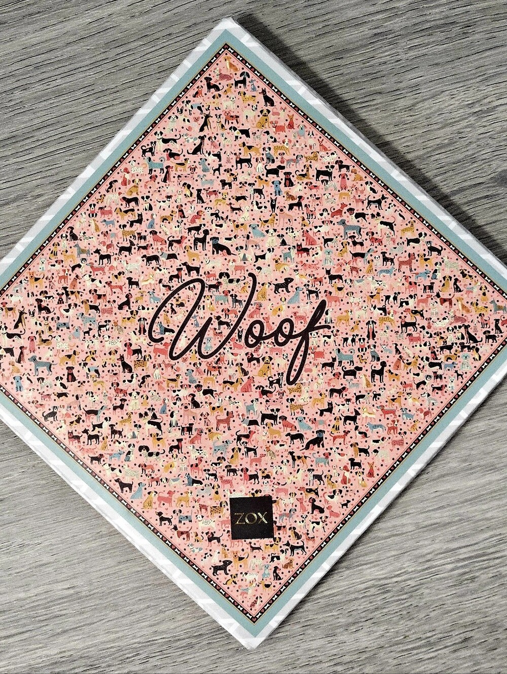 ZOX WOOF DOG PETS LIMITED EDITION SOLD OUT new COLLECTIBLE SCARF BANDANA